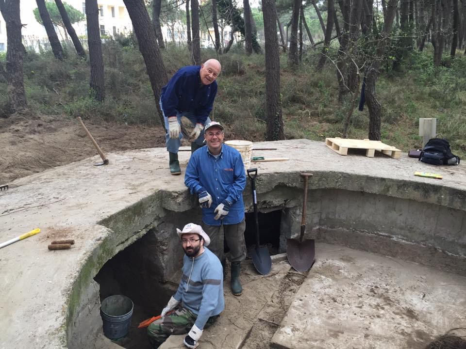 Bunker, i volontari